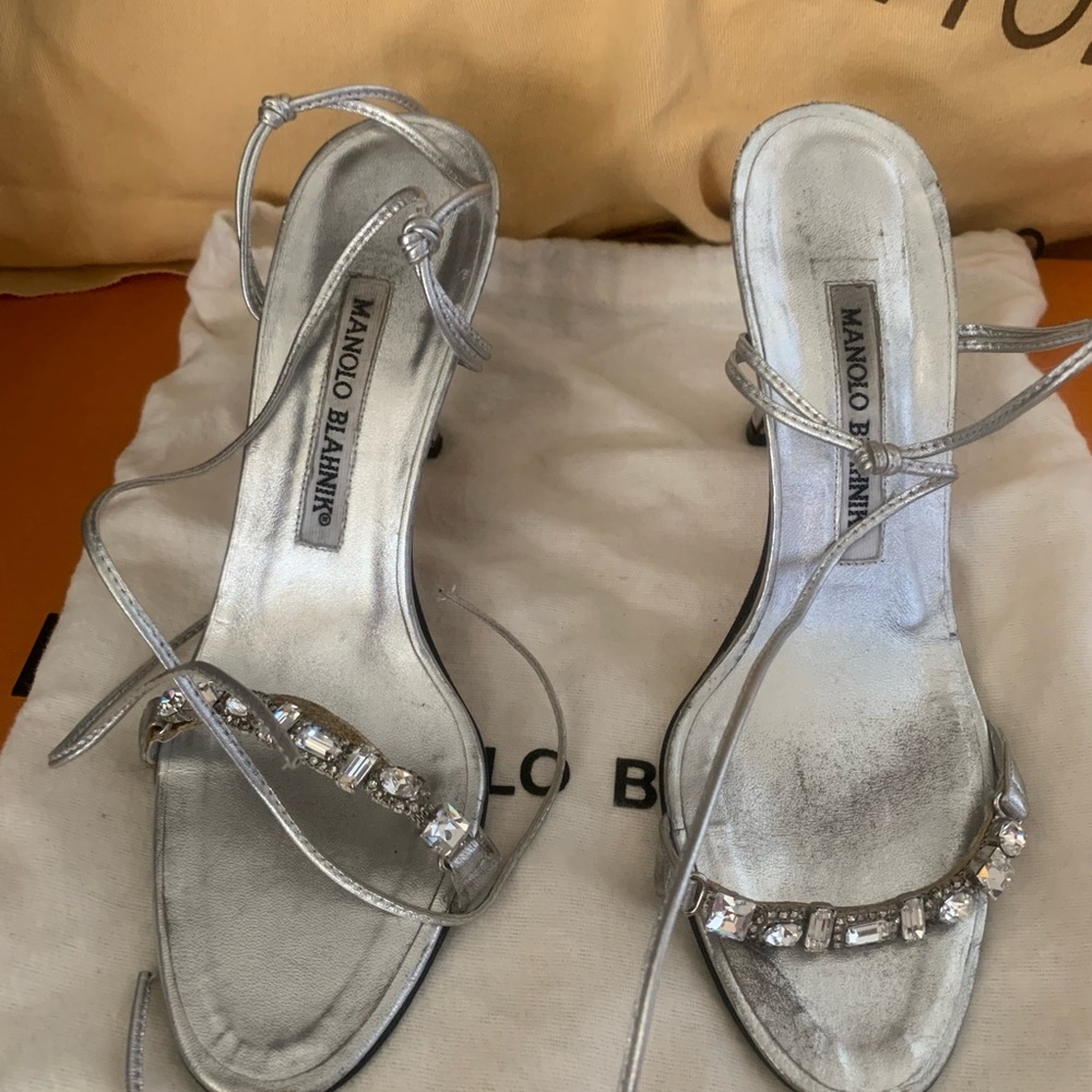 Crystal silver Manolo - Picture 2 of 4